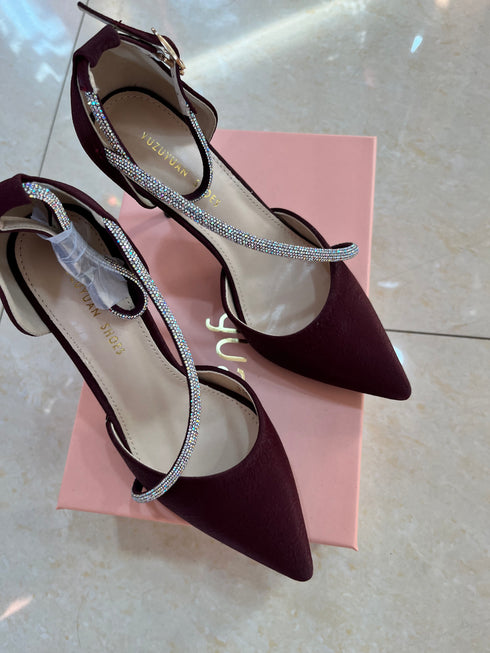 Luxury Style Pointed Toe Stiletto Heel